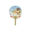 Maison Ghibli Japanese Bamboo Fan Catbus And Dragonfly - My Neighbor Totoro