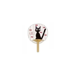 Maison Ghibli Japanese Bamboo Fan Kiki & Ribbon - Kiki'S Delivery Service New