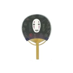 Maison Ghibli Japanese Bamboo Fan No Face And Signboard - Spirited Away Best