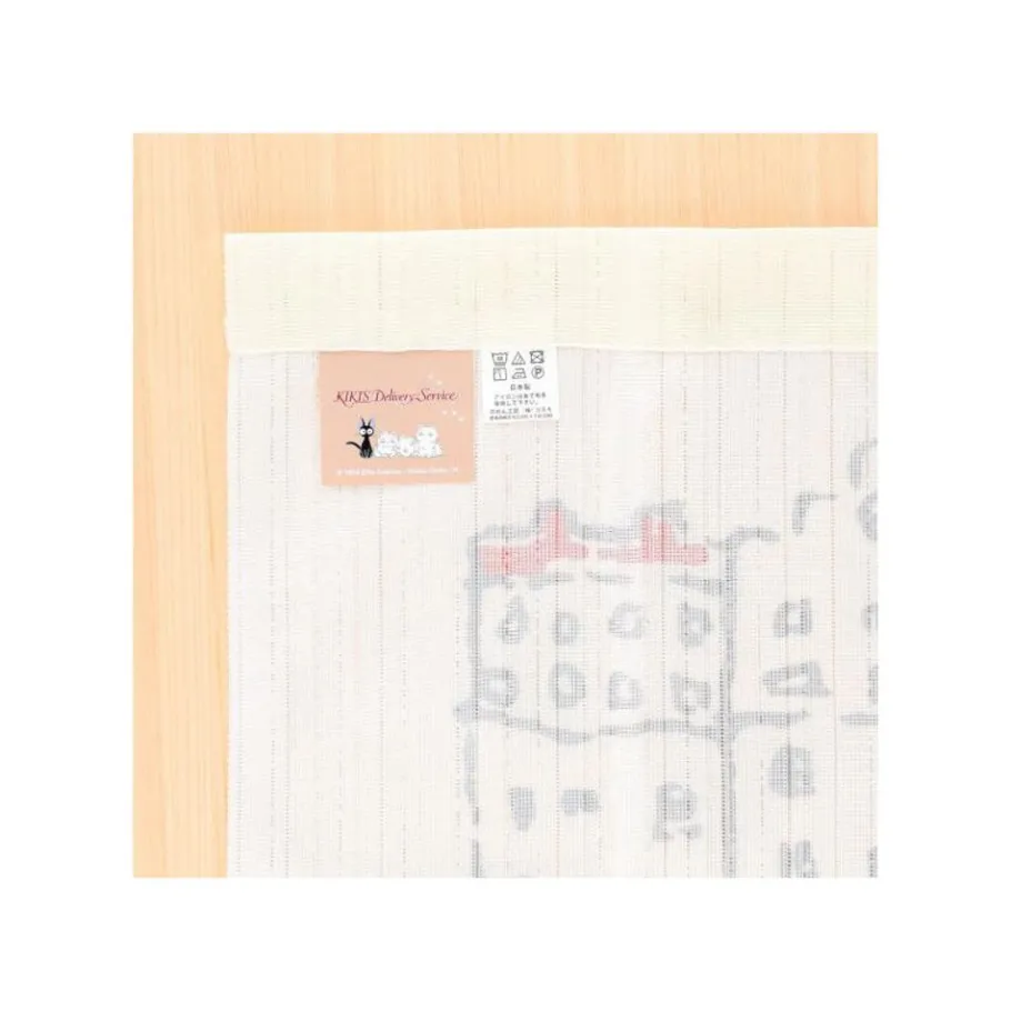 Maison Ghibli Japanese Curtain Jiji And His Kids - Kiki'S Delivery Service New
