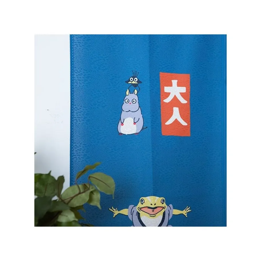 Maison Ghibli Japanese Curtain Kichijo Blue - Spirited Away Hot