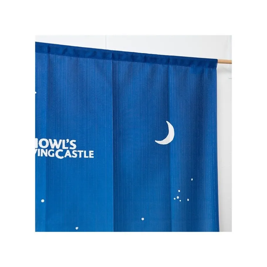 Maison Ghibli Japanese Curtain Moonlit Night - Howl'S Moving Castle Hot