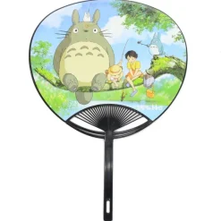 Maison Ghibli Japanese Fan Totoro Fishing - My Neighbor Totoro Best