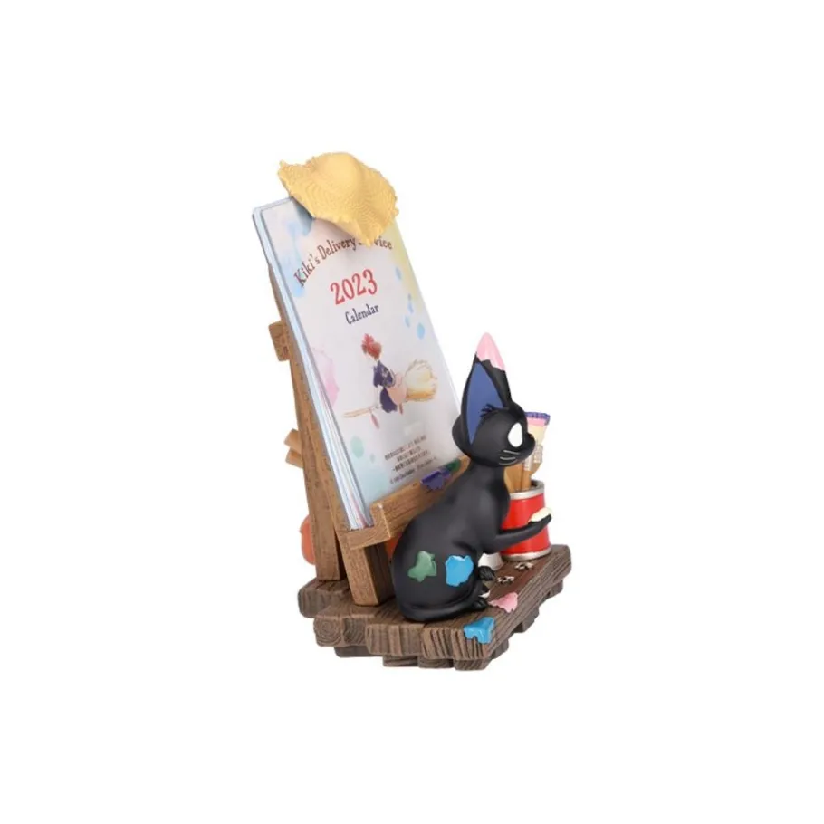 Maison Ghibli Jiji Easel Diorama & Calendar - Kiki'S Delivery Service