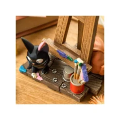 Maison Ghibli Jiji Easel Diorama & Calendar - Kiki'S Delivery Service