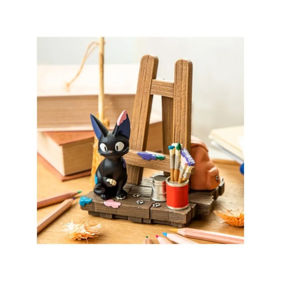 Maison Ghibli Jiji Easel Diorama & Calendar - Kiki'S Delivery Service