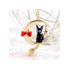 Maison Ghibli Jiji With Moon Necklace - Kiki'S Delivery Service Outlet