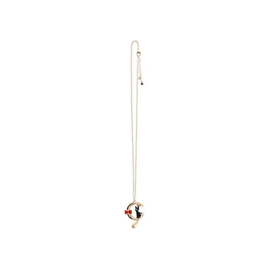 Maison Ghibli Jiji With Moon Necklace - Kiki'S Delivery Service Outlet