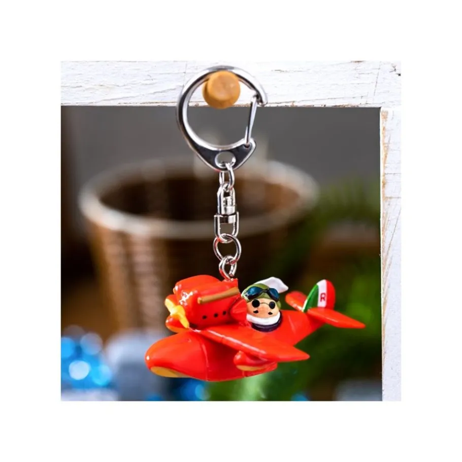 Maison Ghibli Keychain Porco Rosso And Savoia - Porco Rosso New