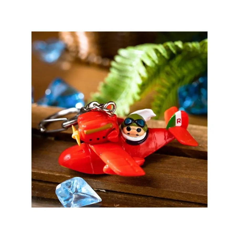 Maison Ghibli Keychain Porco Rosso And Savoia - Porco Rosso New