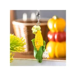 Maison Ghibli Keychain Soot Sprite In Corn With Totoro - My Neighbor Totoro