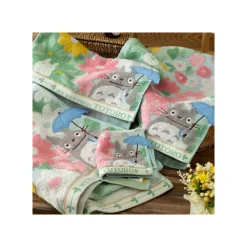 Maison Ghibli Large Bath Towel Totoro Flower Fields 60X120 Cm - My Neighbor Totoro Discount