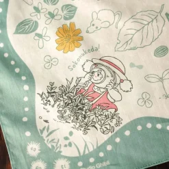 Maison Ghibli Large Handkerchief Mysterious Encounter 53X53 Cm - My Neighbour Totor New