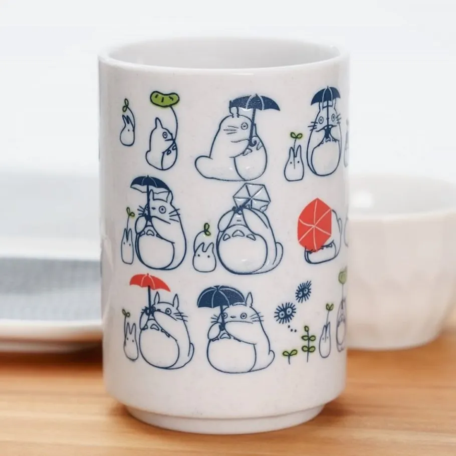 Maison Ghibli Large Japanese Tea Cup - My Neighbor Totoro Clearance
