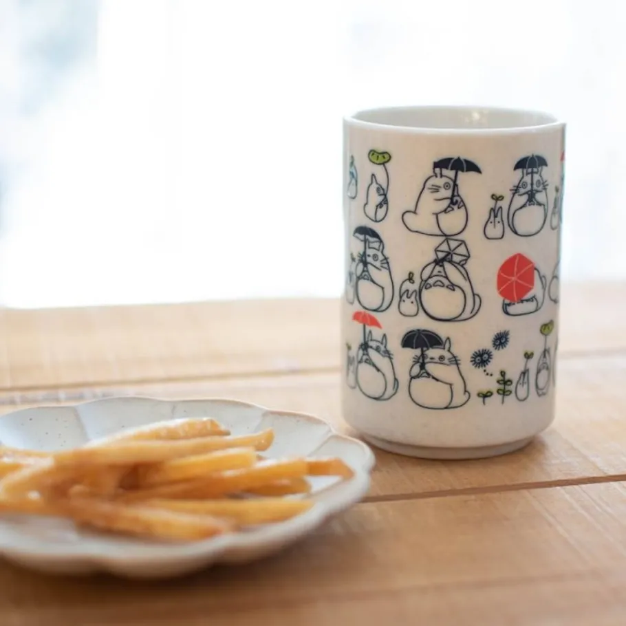 Maison Ghibli Large Japanese Tea Cup - My Neighbor Totoro Clearance