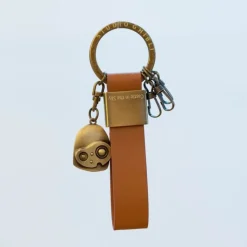 Maison Ghibli Leather Key Chain Robot - Castle In The Sky Outlet