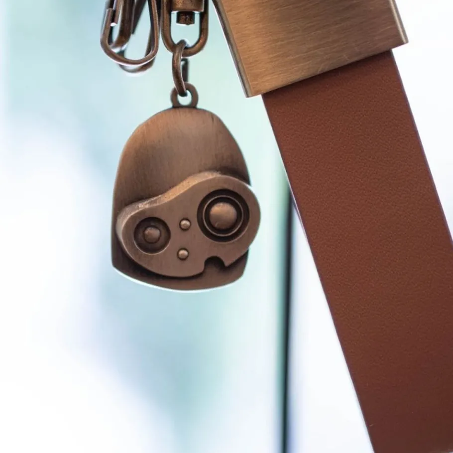 Maison Ghibli Leather Key Chain Robot - Castle In The Sky Outlet
