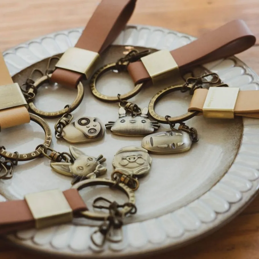 Maison Ghibli Leather Key Chain Robot - Castle In The Sky Outlet