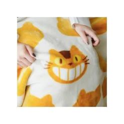 Maison Ghibli Long Blanket Catbus Silhouette 200X140 Cm - My Neighbor Totoro Sale