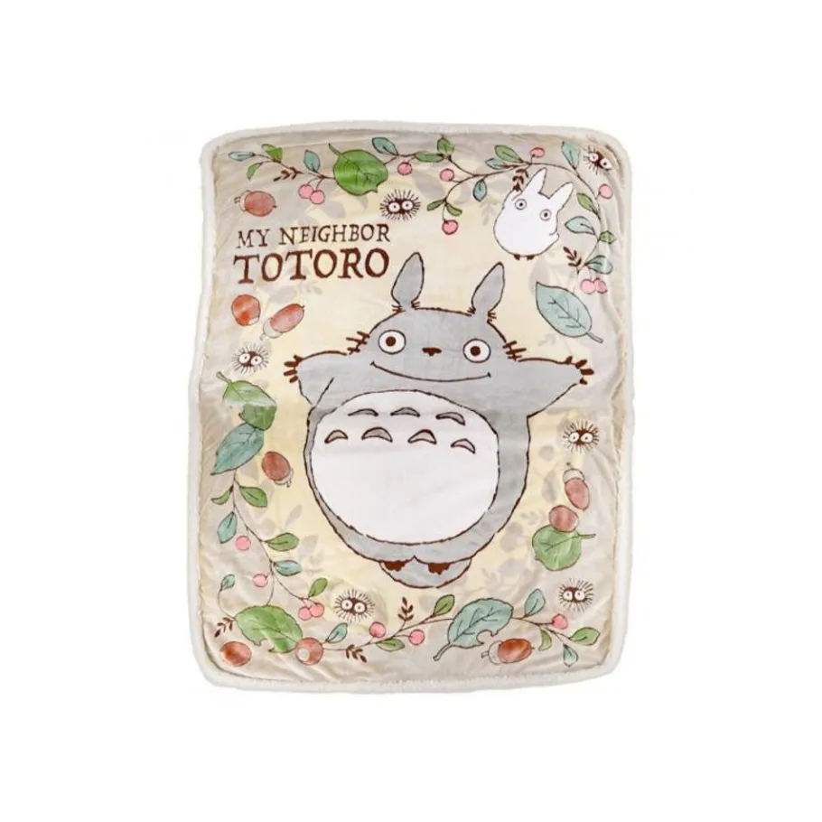 Maison Ghibli Long Blanket Rosehips And Hazelnuts 200X140 Cm - My Neighbor Totoro Sale