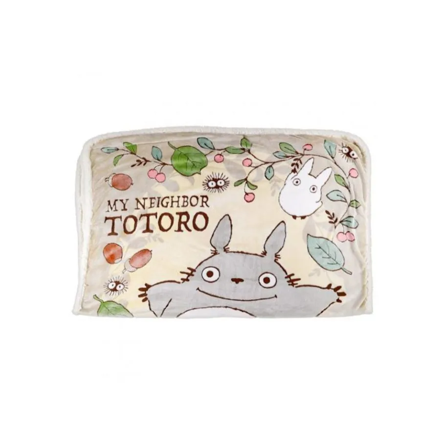 Maison Ghibli Long Blanket Rosehips And Hazelnuts 200X140 Cm - My Neighbor Totoro Sale