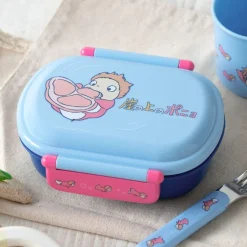 Maison Ghibli Lunch Box 2 Locks Ponyo In The Ocean - Ponyo On The Cliff Best
