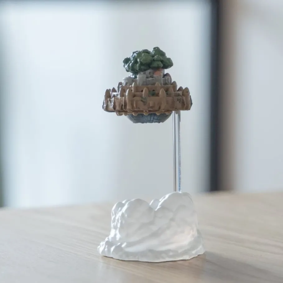 Maison Ghibli Magnetic Paper Clip Holder Flying Castle - Castle In The Sky Outlet