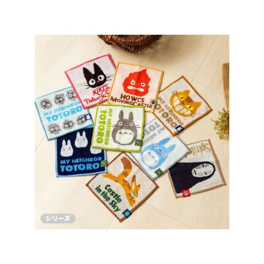 Maison Ghibli Mame Mini Towel Jiji 15X15 Cm - Kiki'S Delivery Service New