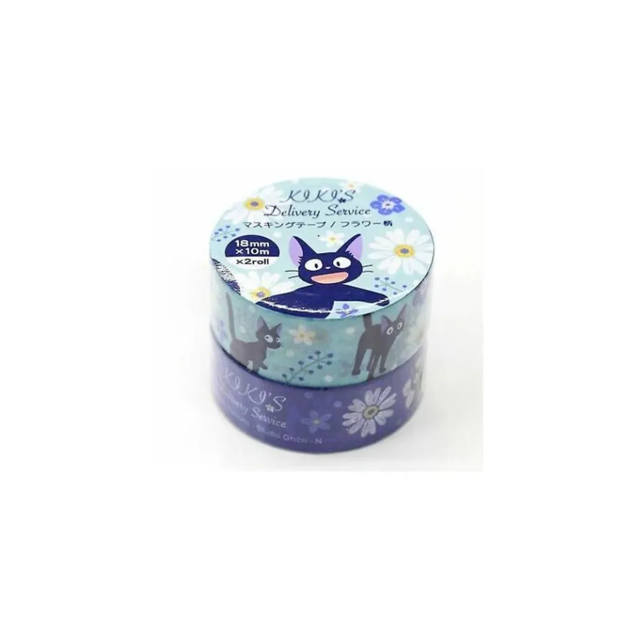 Maison Ghibli Masking Tape Set Kiki Flower Pattren- Kiki'S Delivery Service