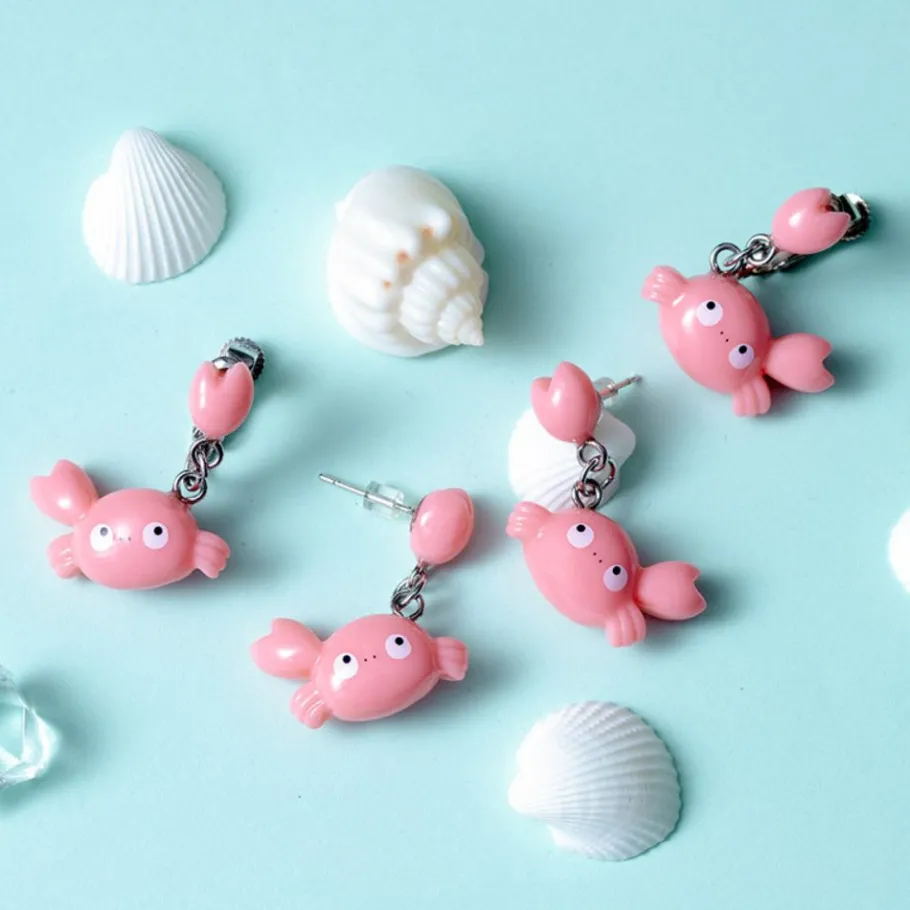Maison Ghibli Mei Crab Pierced Earrings - My Neighbor Totoro Hot