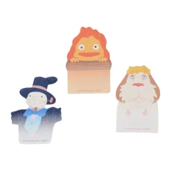 Maison Ghibli Memo Set Calcifer, Heen & Navet - Howl'S Moving Castle New