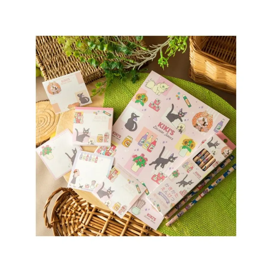 Maison Ghibli Memo Set Jiji & Kiki Shopping - Kiki'S Delivery Service Hot