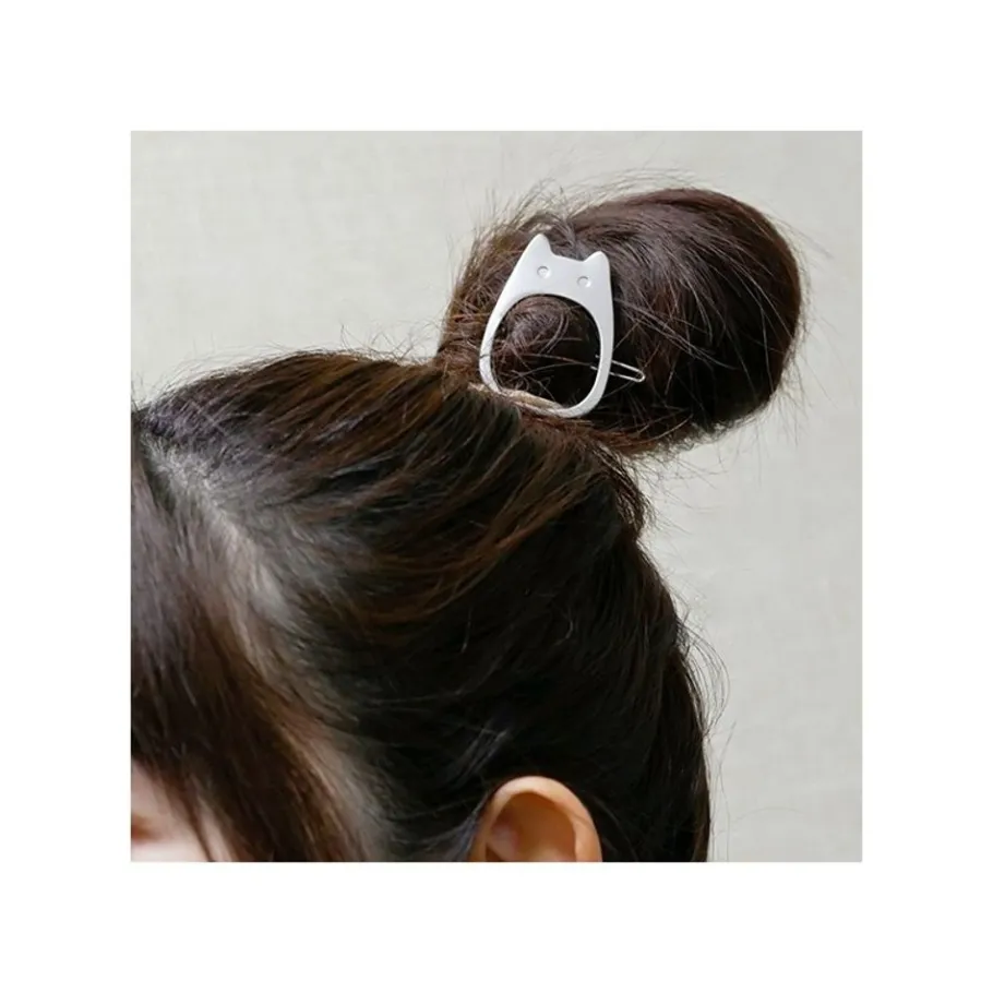Maison Ghibli Metal Hair Clip White Totoro - My Neighbor Totoro Hot