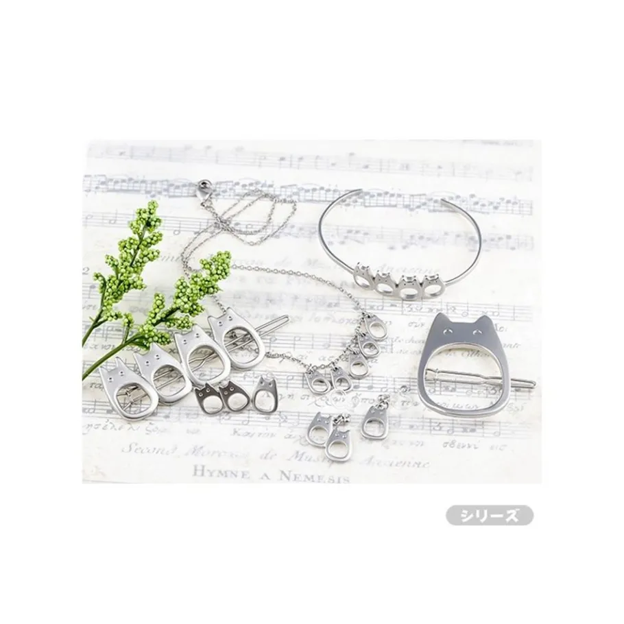 Maison Ghibli Metal Hair Clip White Totoro - My Neighbor Totoro Hot