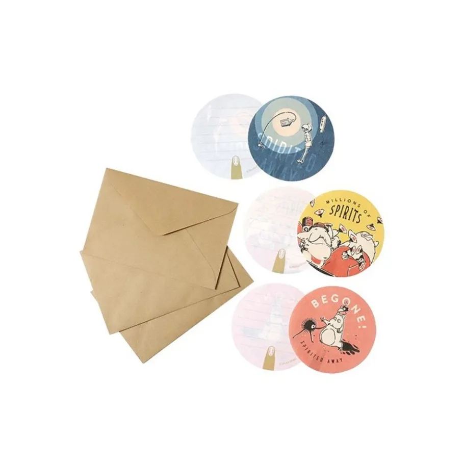 Maison Ghibli Mini Letter Set Pastels - Spirited Away
