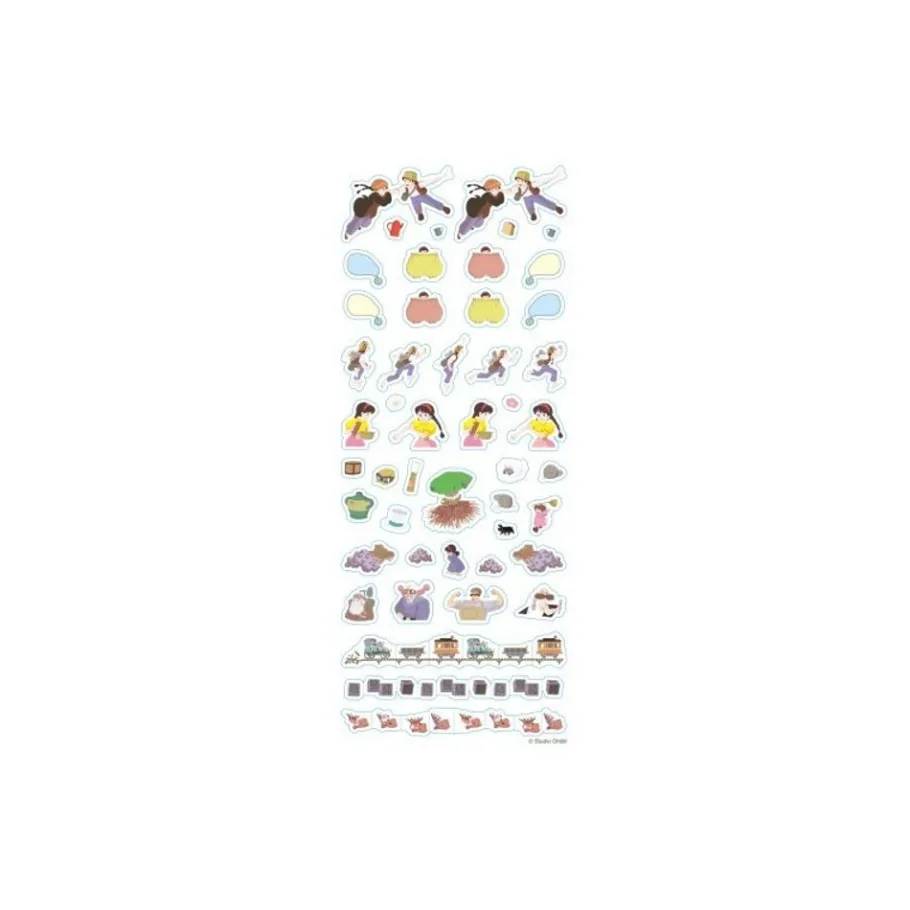 Maison Ghibli Mini Schedule Stickers - Castle In The Sky