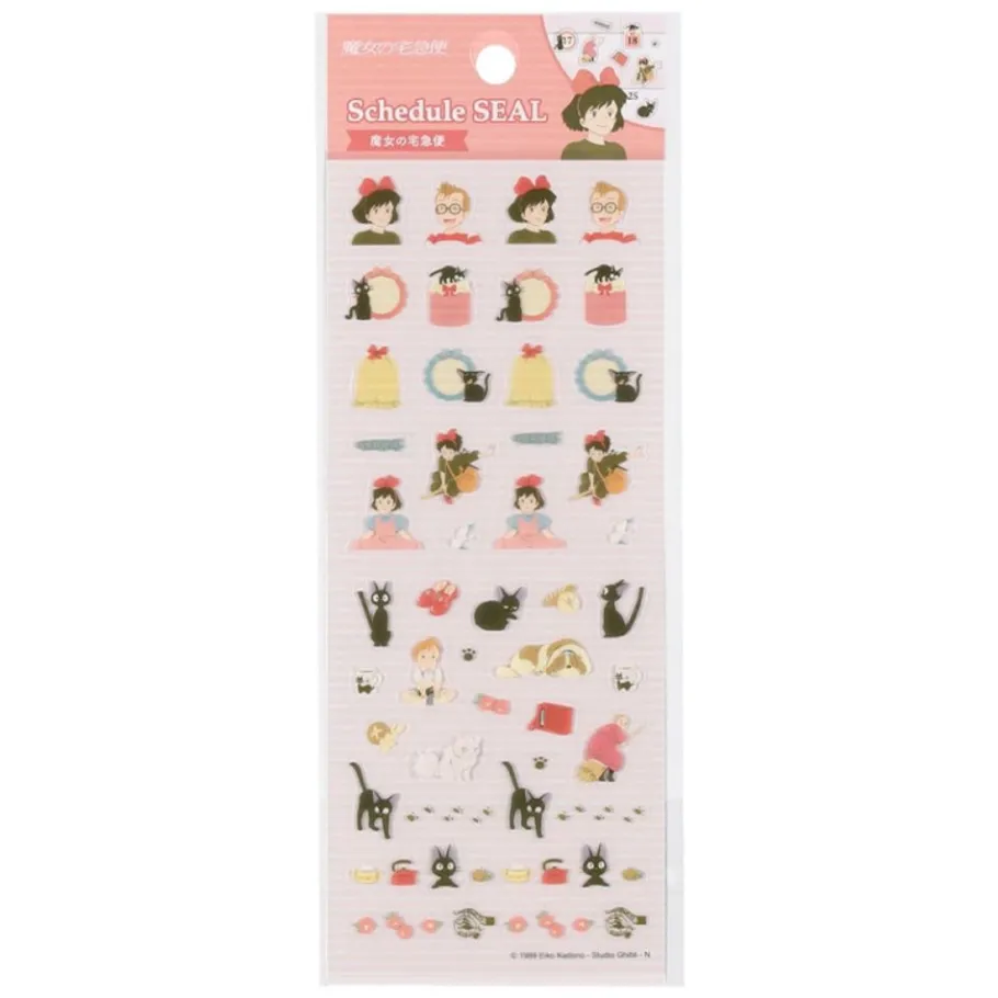 Maison Ghibli Mini Schedule Stickers 2024 - Kiki'S Delivery Service Sale