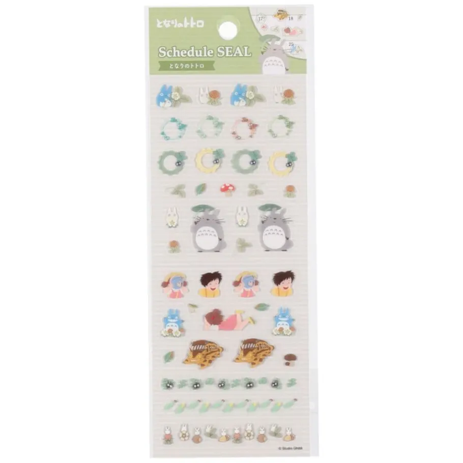 Maison Ghibli Mini Schedule Stickers 2024 - My Neighbor Totoro Outlet
