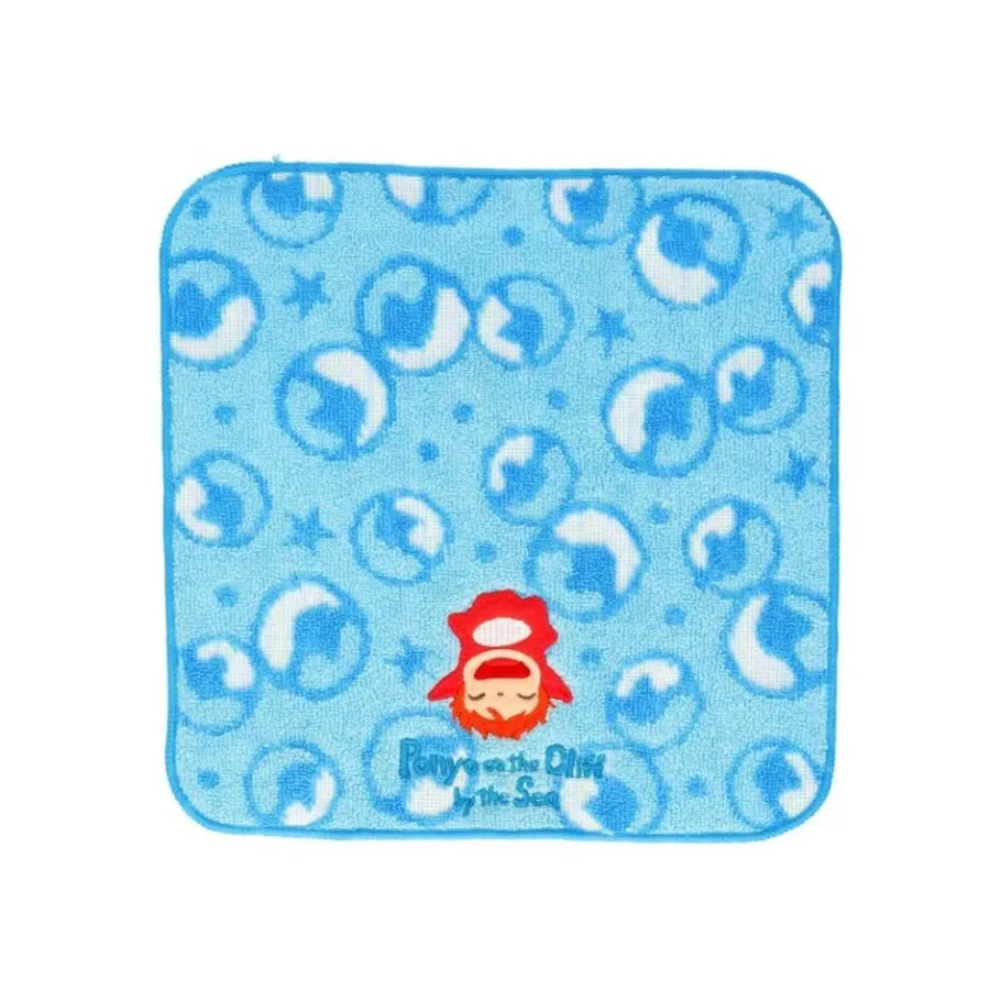 Maison Ghibli Mini Serviette Au Fond De L'Ocean 25 X 25 Cm - Ponyo Sur La Falaise Online