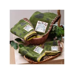 Maison Ghibli Mini Towel Autumn Green 25X25 Cm - My Neighbor Totoro