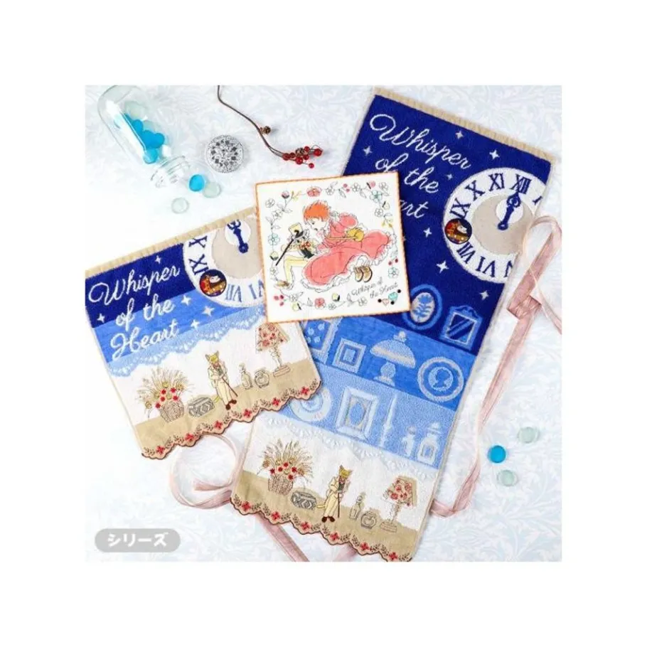 Maison Ghibli Mini Towel Baron & Antique Shop 34X36 Cm - Whisper Of The Heart New