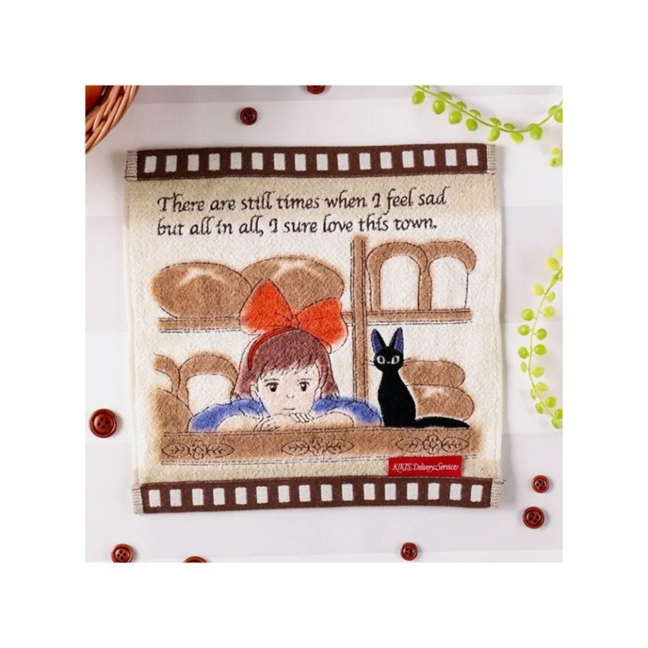 Maison Ghibli Mini Towel Celluloid Bakery - Kiki'S Delivery Service