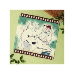 Maison Ghibli Mini Towel Celluloid San - Princess Mononoke Clearance