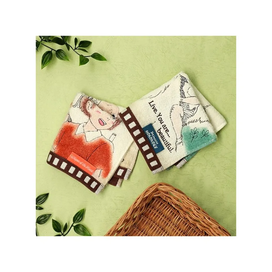 Maison Ghibli Mini Towel Celluloid San - Princess Mononoke Clearance