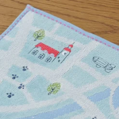 Maison Ghibli Mini Towel City Map 25X25 Cm - Kiki'S Delivery Service Clearance