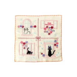 Maison Ghibli Mini Towel Jiji By The Window 25X25 - Kiki'S Delivery Service Best