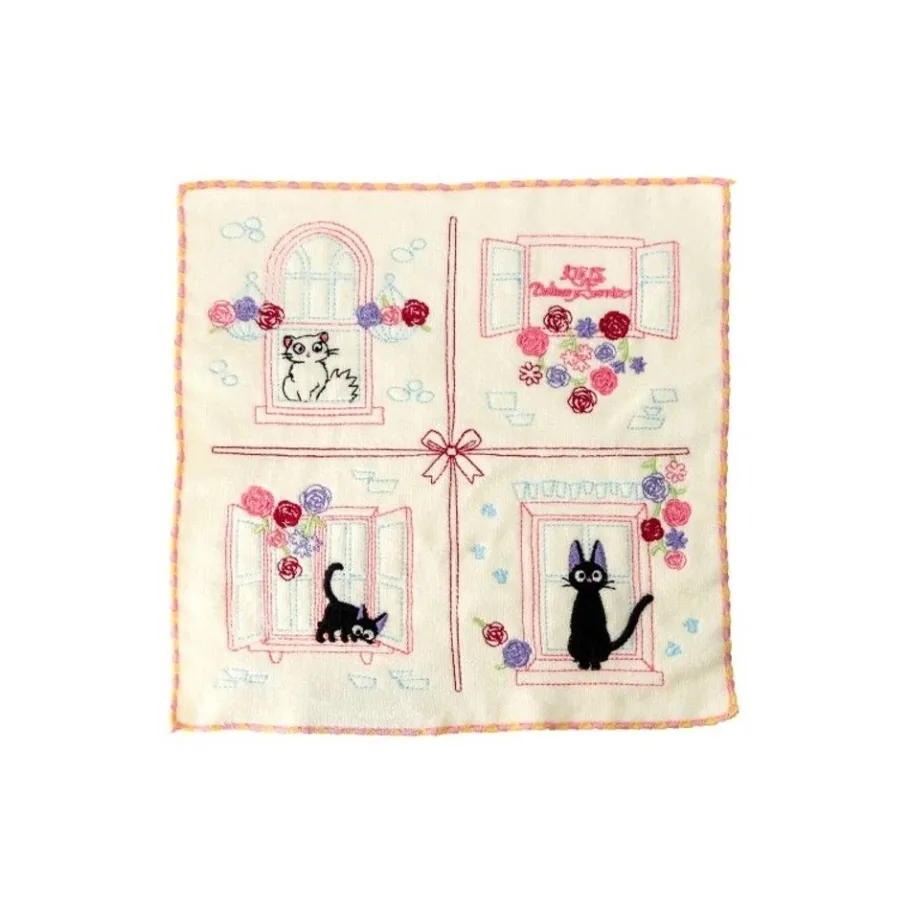 Maison Ghibli Mini Towel Jiji By The Window 25X25 - Kiki'S Delivery Service Best