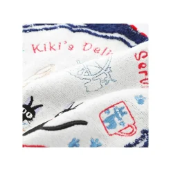 Maison Ghibli Mini Towel Navy Blue Striped 25X25 - Kiki'S Delivery Service Hot