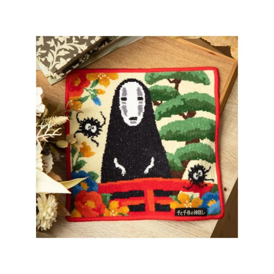 Maison Ghibli Mini Towel No Face On The Bridge 25 X 25 Cm - Spirited Away Clearance