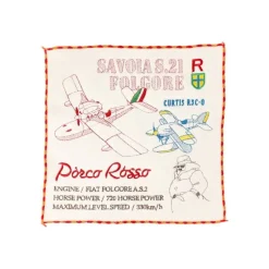 Maison Ghibli Mini Towel Seaplanes 25X25 Cm - Porco Rosso Outlet